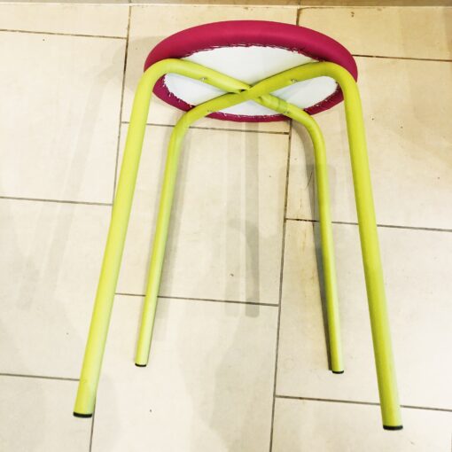 TAB.ROND GROEN/FUSHIA - 3