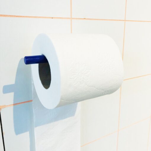 TOILETROLHOUDER BLAUW - 1
